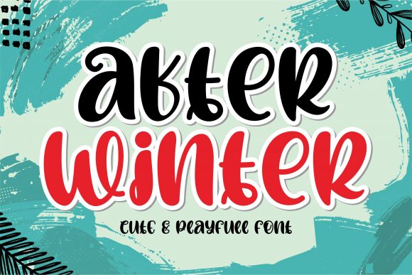 After Winter: A Quirky Display Font for Editorial Elegance