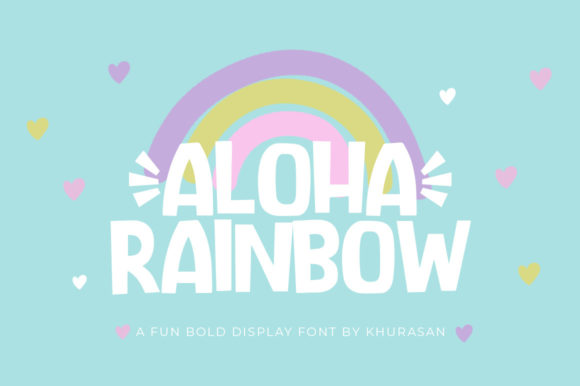 Aloha Rainbow: A Playful Font for Polished Branding