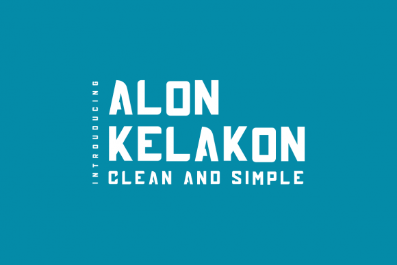 Alon Kelakon: A Bold Display Font for Professional Branding