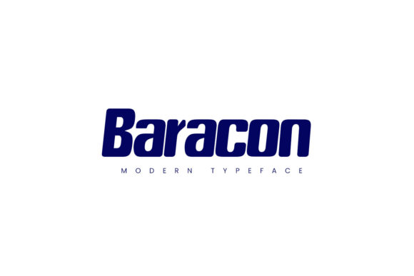 Baracon: A Modern Display Font for Handmade Creations