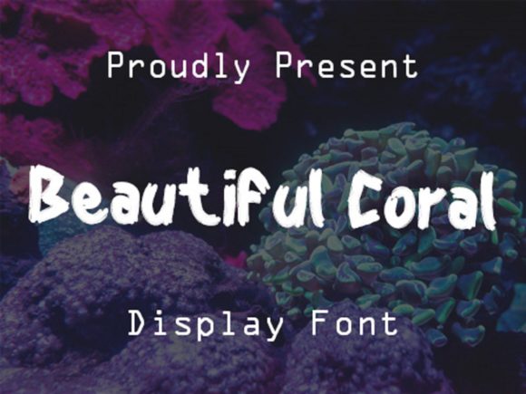 Beautiful Coral: A Display Font That Elevates Campaign Design