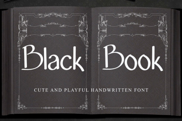 Black Book Font for Modern Web Design