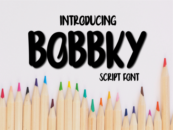 Bobbky: A Trendy Display Font for Editorial Design