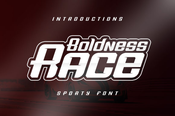 Boldness Race: A Sporty Display Font for Editorial Design