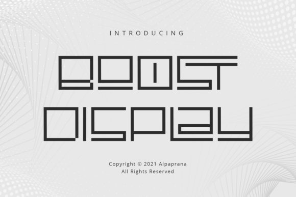 Boost Display: A Modern Font for Eye-Catching Campaigns