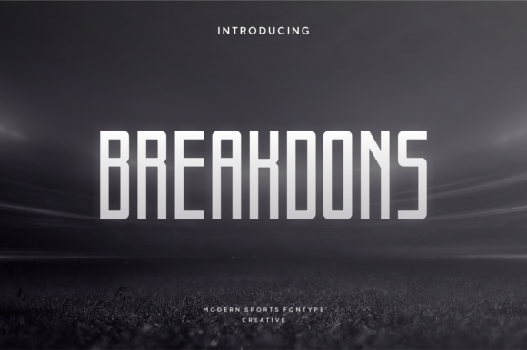 Breakdons Font Review: Vintage Meets Sporty in Display Typography
