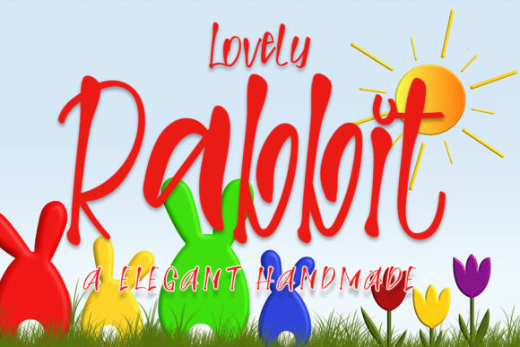 Bring Charm to Your Crafts with the Lovely Rabbit Font