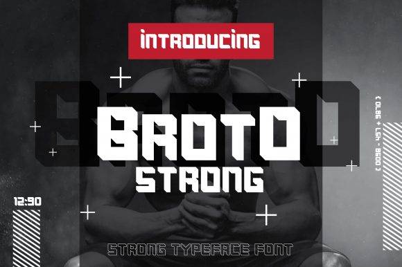 Broto Strong: A Bold Display Font for Digital Branding