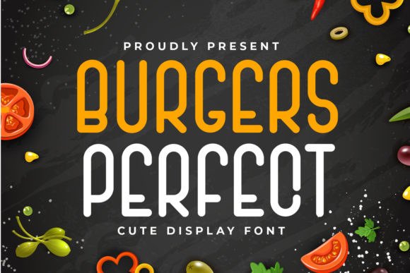 Burger Perfect: A Quirky Display Font for Modern Branding