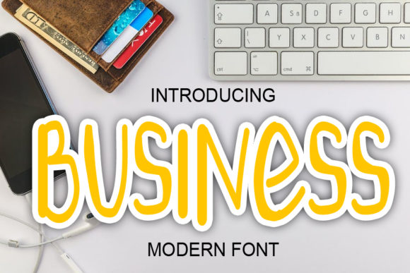 Business Font: A Quirky Display Typeface for Modern Branding