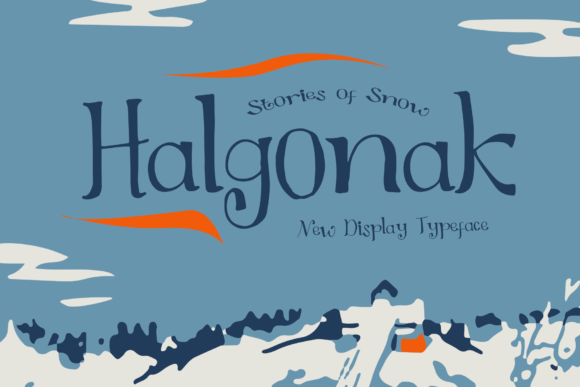 Halgonak: A Fresh Display Font for Digital Creativity