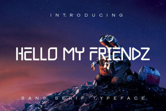 Hello My Friendz Font for Creative Projects
