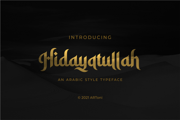 Hidayatullah Display Font Review
