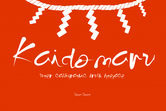 Kaidomaru: A Quirky Display Font for Creative Makers