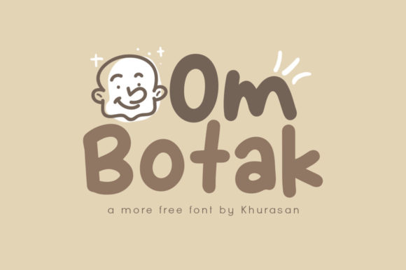 Om Botak: A Stylish Font for Handmade Creations