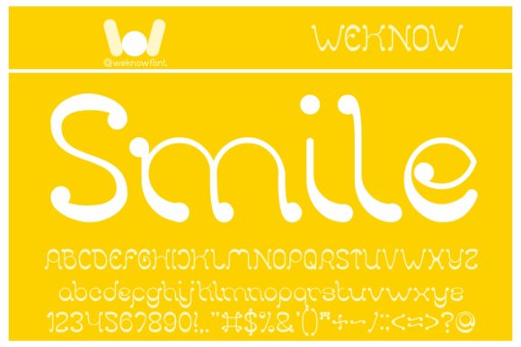 Smile: A Quirky Display Font for Web Design