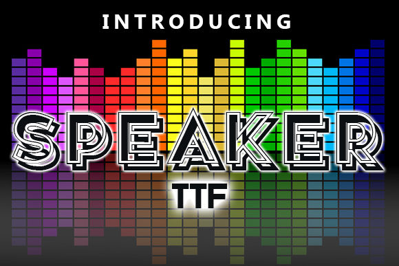 Speaker Font for Web Design Projects