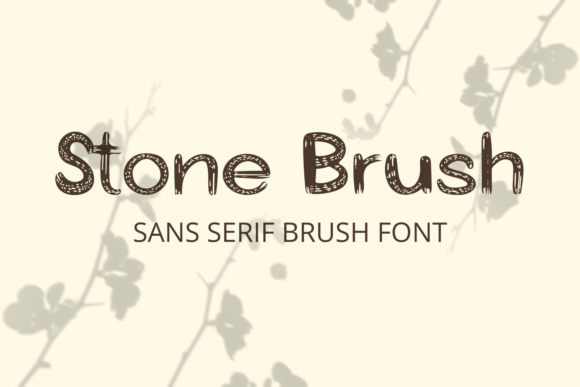 Stone Brush Font for Modern Web Design