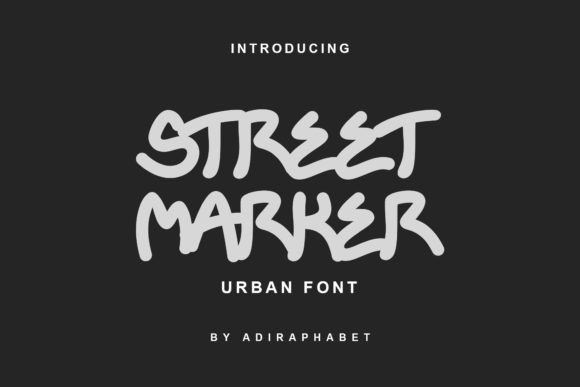 Street Marker: A Display Font for Bold Visual Statements