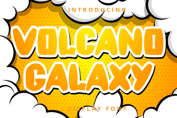 Volcano Galaxy Font for Branding and Design