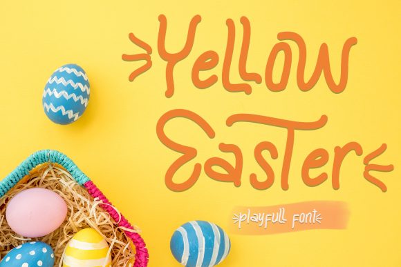 Yellow Easter: A Retro Display Font for Modern Campaigns